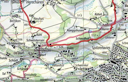Spaziergang Wolfhausen-Egelsee-Schwösterrain